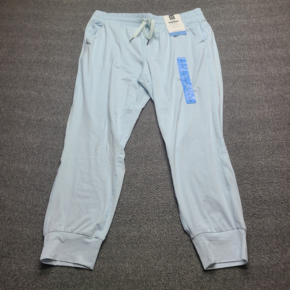 Member's Mark Pants - Member's Mark Jogger Womens L Blue Favorite Soft Stretch Activewear Everyday Gym